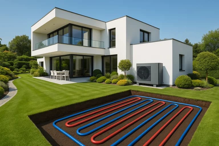 Projet : Installation de pompe à chaleur géothermique (Villa – Differdange)